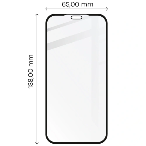 Szkło hartowane Bizon Glass Edge do Apple iPhone 11 Pro / Xs czarne