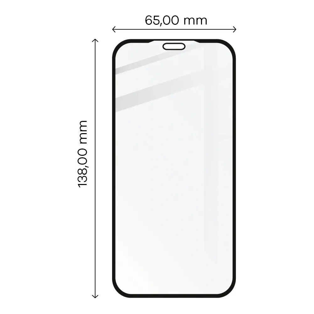 Hurtownia GSM - Sklo tvrzené Bizon Glass Edge pro Apple iPhone 11 Pro / Xs černé - BIZ102 - {ean13} - Hurt