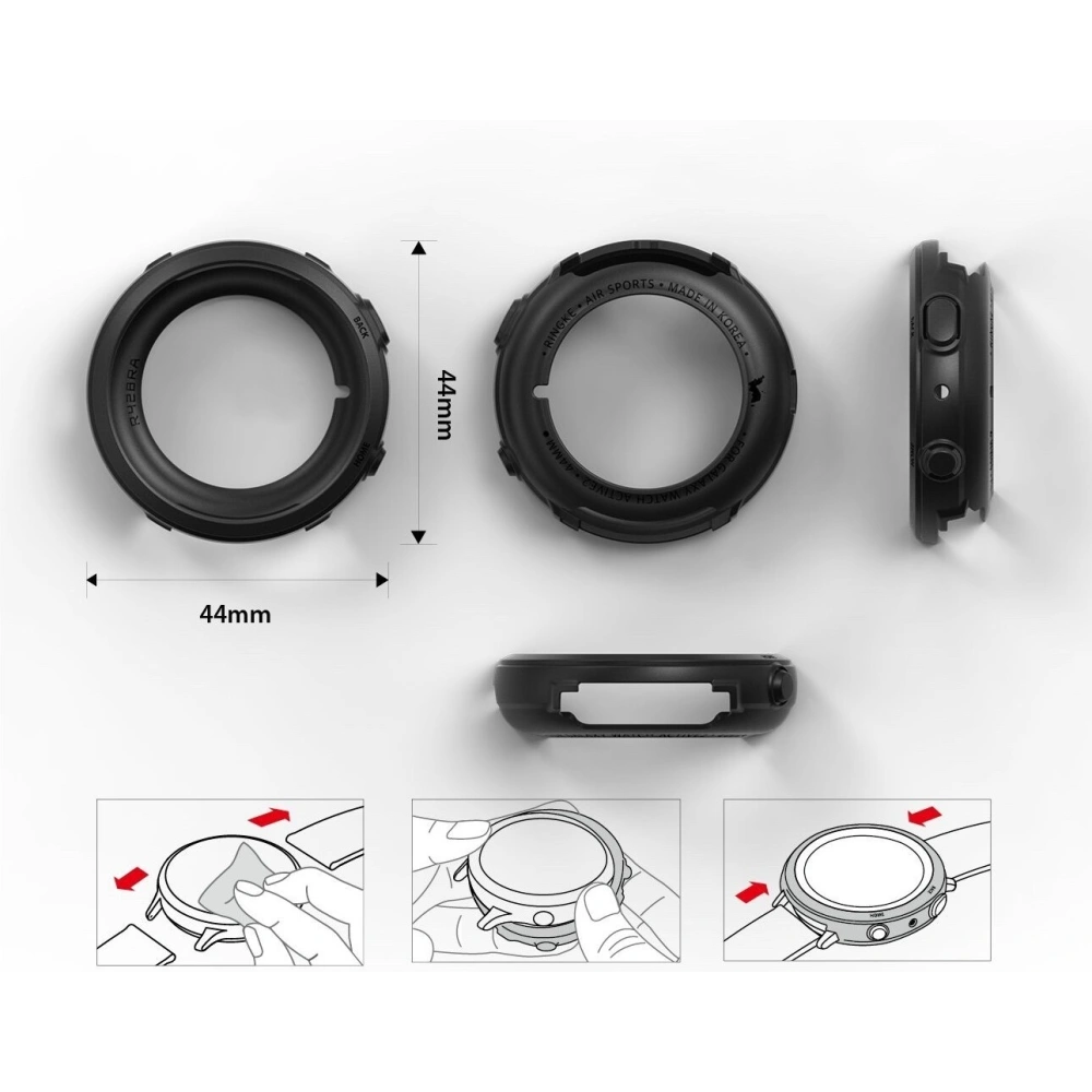 Hurtownia GSM - Etui Ringke Air Sport Samsung Galaxy Watch Active 2 44mm Black - RGK1149BLK - {ean13} - Hurt