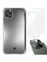 Wholesale Bizon Case Clear Pack case + 2x screen glass + lens glass Apple iPhone 11 Pro clear - BIZ104 - {ean13} - Hurt