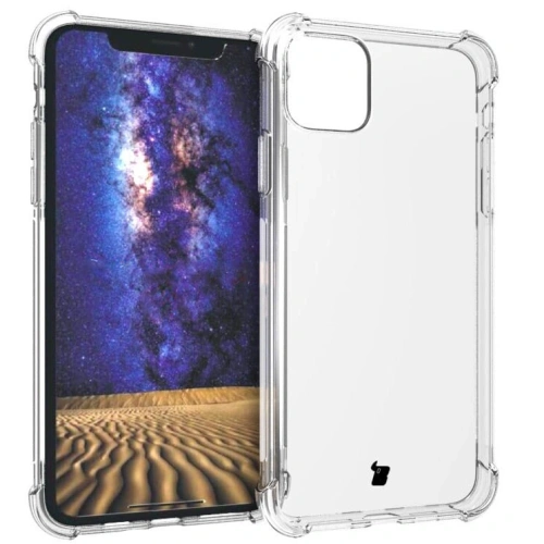 Etui + 2x szkło na ekran + obiektyw Bizon Case Clear Pack do Apple iPhone 11 Pro przezroczyste