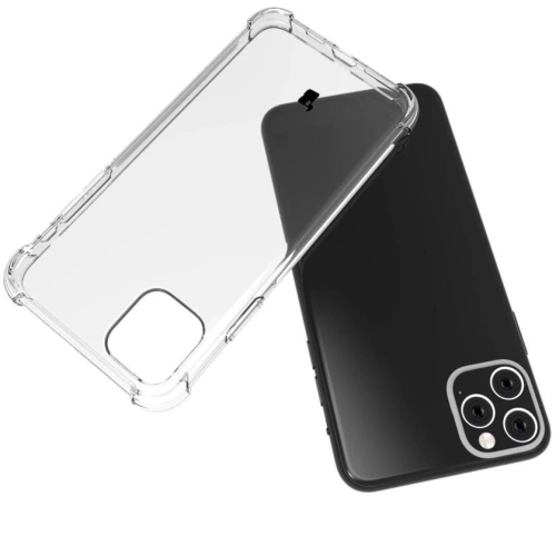 Etui + 2x szkło na ekran + obiektyw Bizon Case Clear Pack do Apple iPhone 11 Pro przezroczyste