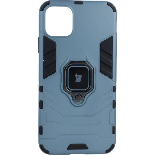 Etui Bizon Case Armor Ring do Apple iPhone 11 Pro Max niebieskie