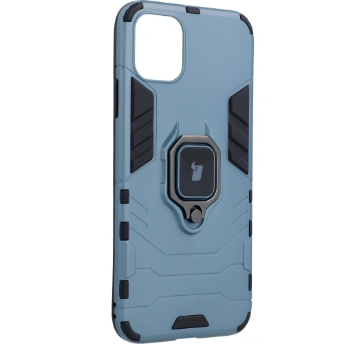 Etui Bizon Case Armor Ring do Apple iPhone 11 Pro Max niebieskie