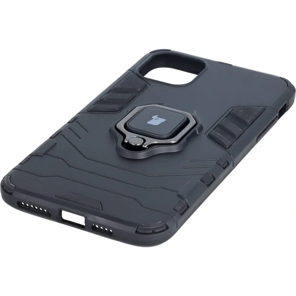 Hurtownia GSM - Bizon Case Armor Ring Apple iPhone 11 Pro Max negru - BIZ106 - {ean13} - Hurt
