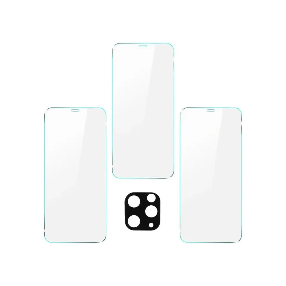 Wholesale Bizon Glass Clear tempered glass - 3 pcs. + lens glass Apple iPhone 11 Pro Max - BIZ107 - {ean13} - Hurt