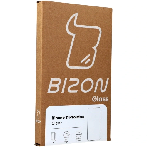 Szkło hartowane Bizon Glass Clear - 3 szt. + obiektyw Apple iPhone 11 Pro Max