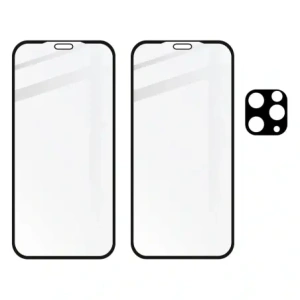 Hurtownia GSM - Bizon Glass Edge CF edzett üveg - [2 PACK] + lencsevédő Apple iPhone 11 Pro Max fekete - BIZ109 - {ean13} - Hurt