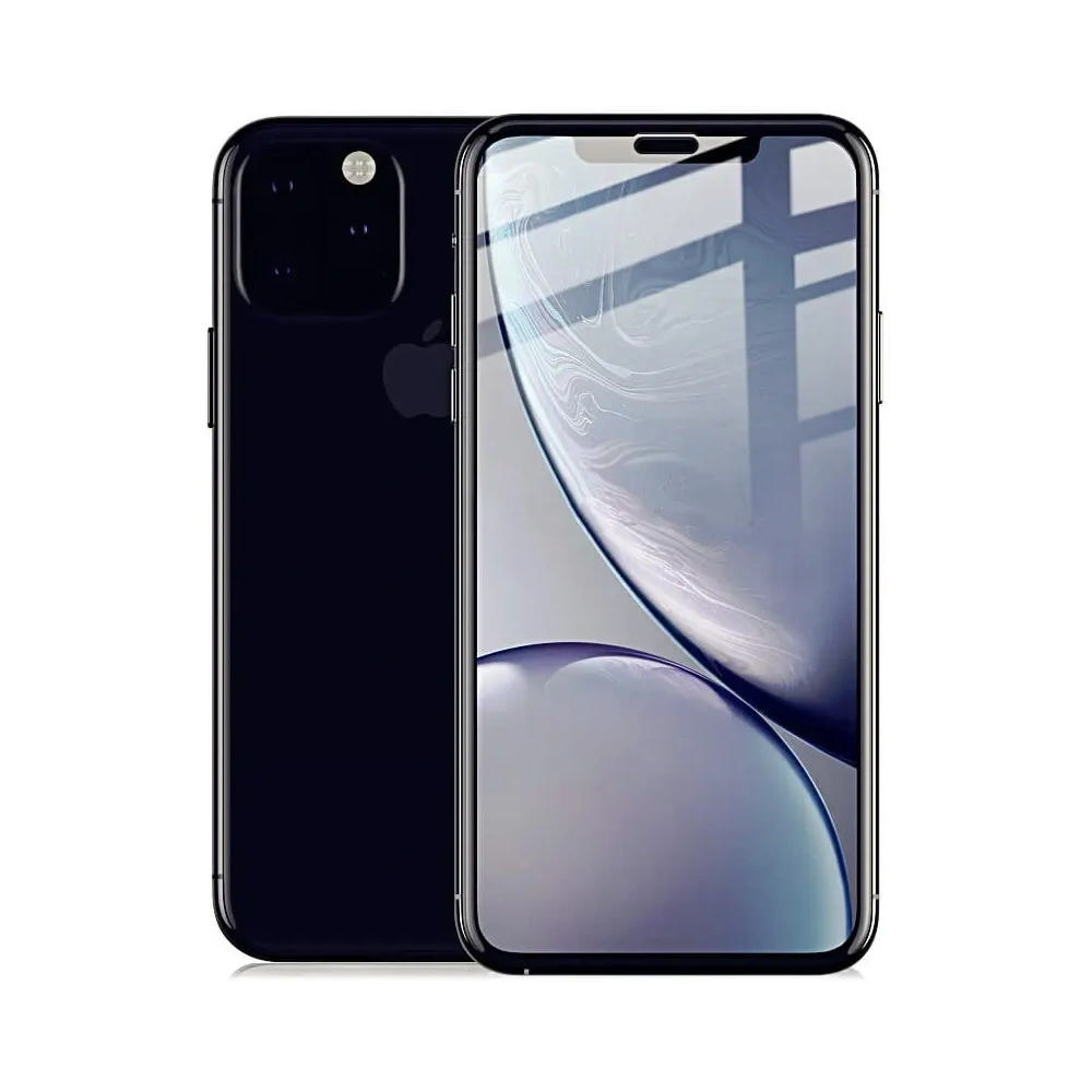 Hurtownia GSM - Bizon Glass Edge CF edzett üveg - [2 PACK] + lencsevédő Apple iPhone 11 Pro Max fekete - BIZ109 - {ean13} - Hurt
