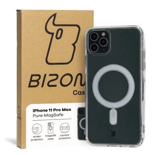 Etui Bizon Case Pure Magnetic do Apple iPhone 11 Pro Max przezroczyste