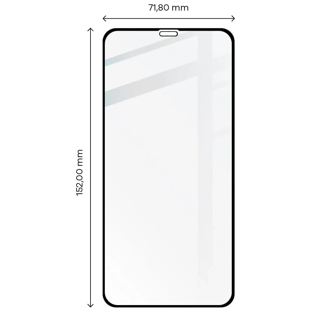 Hurtownia GSM - Szkło hartowane Bizon Glass Edge do Apple iPhone 11 Pro Max / Xs Max czarne - BIZ111 - {ean13} - Hurt