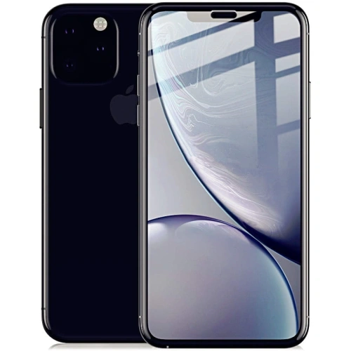 Szkło hartowane Bizon Glass Edge do Apple iPhone 11 Pro Max / Xs Max czarne