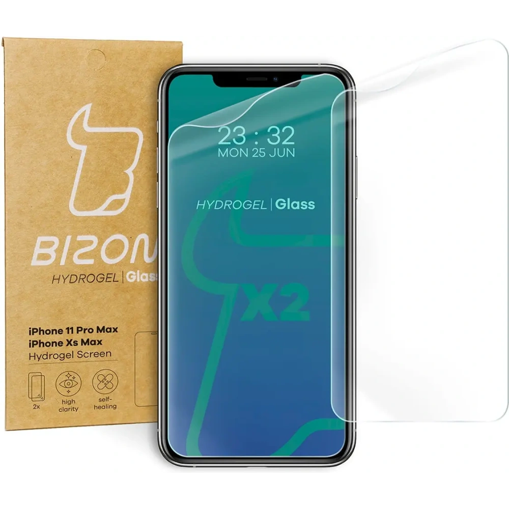 Wholesale Bizon Glass Hydrogel Apple iPhone 11 Pro Max / Xs Max [2 PACK] - BIZ112 - {ean13} - Hurt
