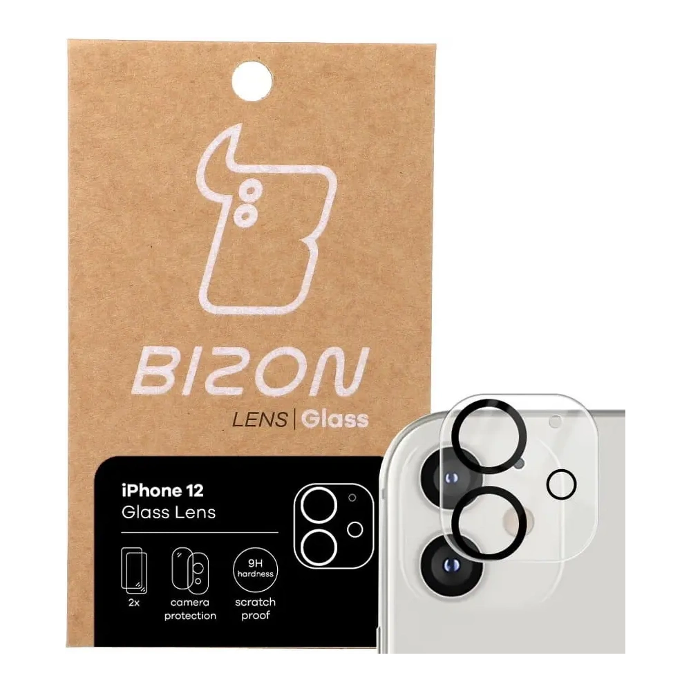 Hurtownia GSM - Sklo na aparát Bizon Glass Lens pro Apple iPhone 12 [2 PACK] - BIZ116 - {ean13} - Hurt