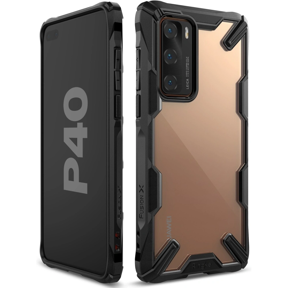 Hurtownia GSM - Etui Ringke Fusion-X Huawei P40 Black - RGK1142BLK - {ean13} - Hurt