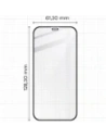 Hurtownia GSM - Bizon Glass Edge CF edzett üveg - [2 CSOMAG] + lencsevédő Apple iPhone 12 Mini fekete - BIZ119 - {ean13} - Hurt