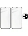 Hurtownia GSM - Bizon Glass Edge CF edzett üveg - [2 CSOMAG] + lencsevédő Apple iPhone 12 Mini fekete - BIZ119 - {ean13} - Hurt