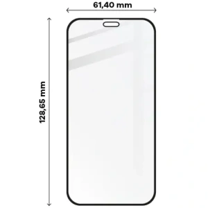 Wholesale Bizon Glass Edge Apple iPhone 12 Mini black - BIZ120 - {ean13} - Hurt