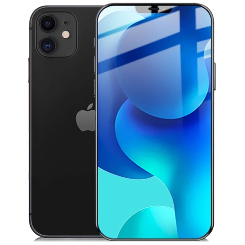 Szkło hartowane Bizon Glass Edge do Apple iPhone 12 Mini czarne