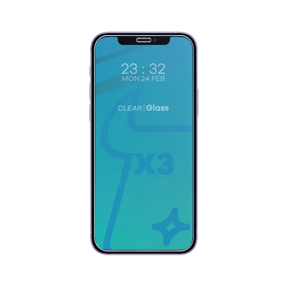 Hurtownia GSM - Bizon üveg Átlátszó edzett üveg - 3 db. + lencse üveg Apple iPhone 12 Mini - BIZ121 - {ean13} - Hurt
