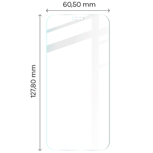 Szkło hartowane Bizon Glass Clear do Apple iPhone 12 Mini