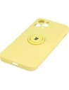 Hurtownia GSM - Etui Bizon Case Silicone Ring do Apple iPhone 12 Pro żółte - BIZ124 - {ean13} - Hurt