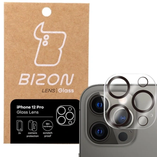 Szkło na aparat Bizon Glass Lens do Apple iPhone 12 Pro [2 PACK]