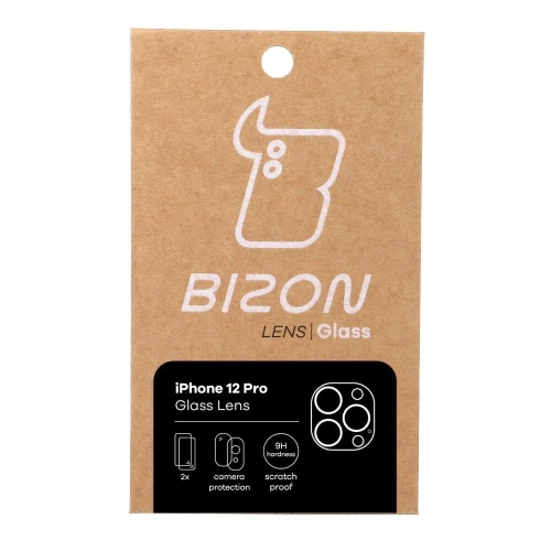 Szkło na aparat Bizon Glass Lens do Apple iPhone 12 Pro [2 PACK]