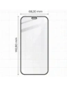 Hurtownia GSM - Tvrzené sklo Bizon Glass Edge CF - [2 PACK] + ochrana objektivu Apple iPhone 12 Pro černé - BIZ127 - {ean13} - Hurt
