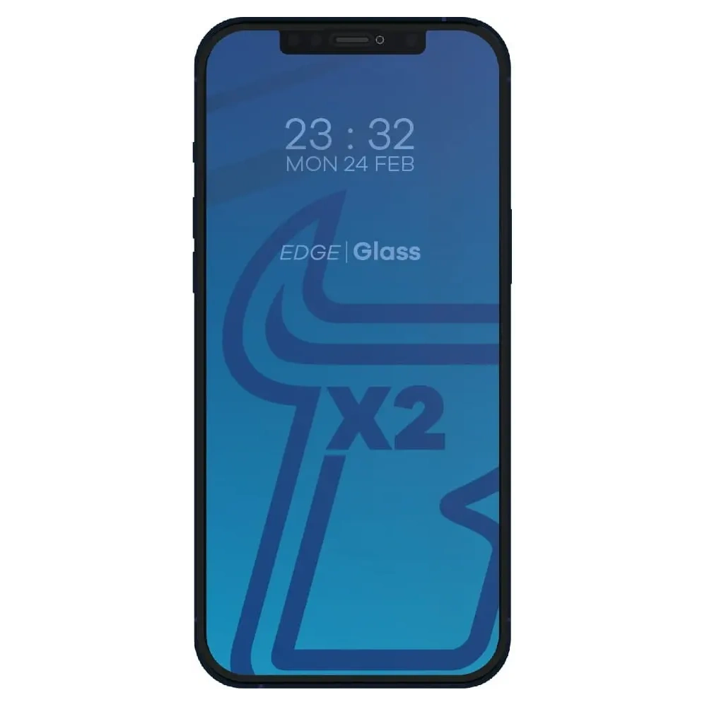 Hurtownia GSM - Tvrzené sklo Bizon Glass Edge CF - [2 PACK] + ochrana objektivu Apple iPhone 12 Pro černé - BIZ127 - {ean13} - Hurt