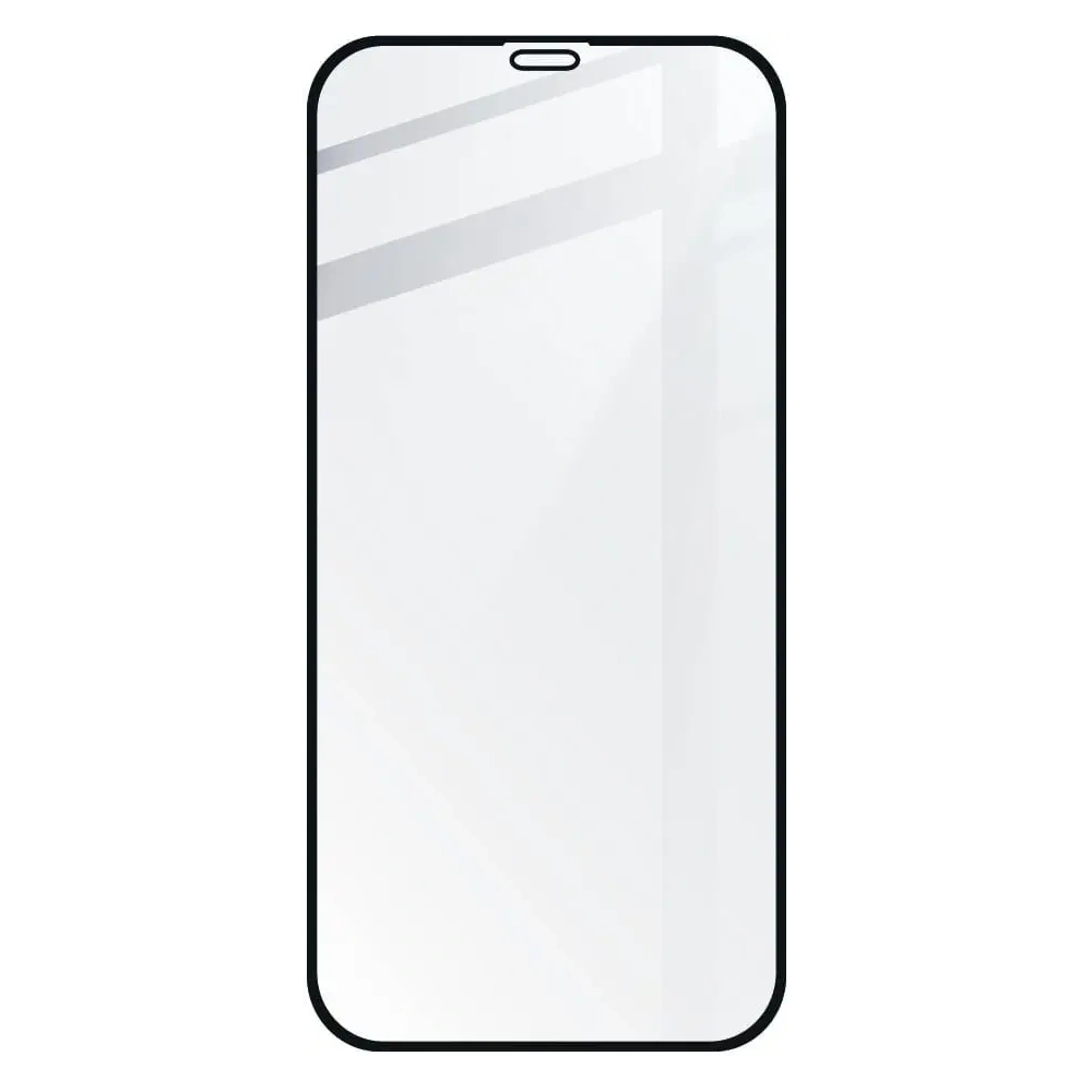 Hurtownia GSM - Tvrzené sklo Bizon Glass Edge CF - [2 PACK] + ochrana objektivu Apple iPhone 12 Pro černé - BIZ127 - {ean13} - Hurt