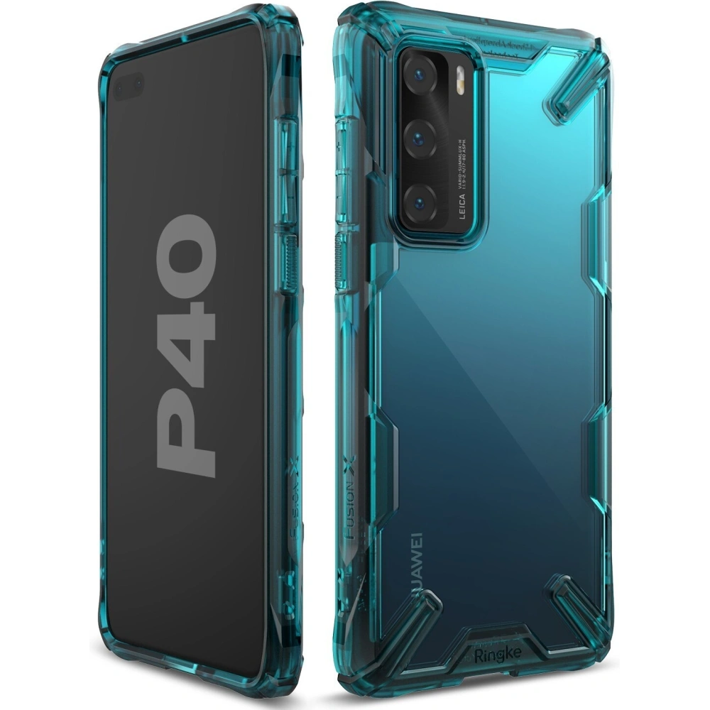 Hurtownia GSM - Etui Ringke Fusion-X Huawei P40 Turquoise Green - RGK1143GRN - {ean13} - Hurt