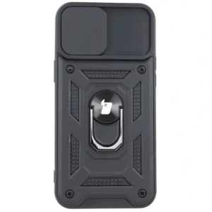 Etui Bizon Case CamShield Ring do Apple iPhone 12 Pro Max czarne