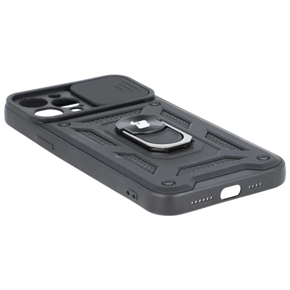 Hurtownia GSM - Bizon Case CamShield Ring Apple iPhone 12 Pro Max schwarz - BIZ128 - {ean13} - Hurt