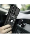 Hurtownia GSM - Bizon Case CamShield Ring Apple iPhone 12 Pro Max schwarz - BIZ128 - {ean13} - Hurt