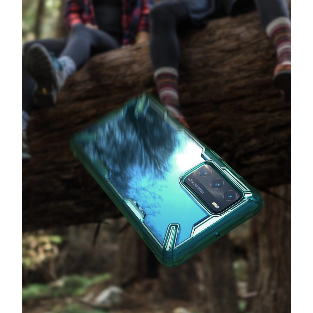 Hurtownia GSM - Etui Ringke Fusion-X Huawei P40 Turquoise Green - RGK1143GRN - {ean13} - Hurt