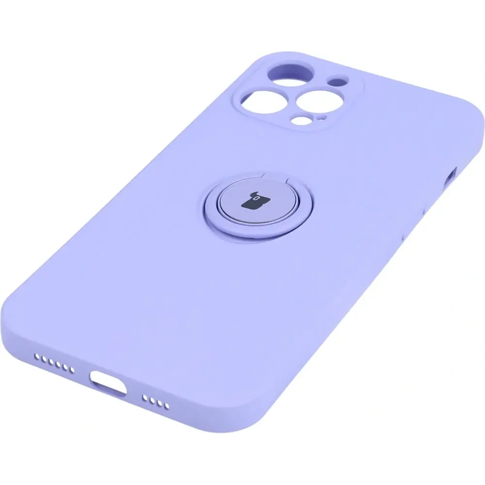 Hurtownia GSM - Bizon Case Silicone Ring Apple iPhone 12 Pro Max mov - BIZ130 - {ean13} - Hurt
