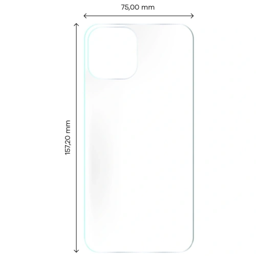 Folia hydrożelowa na tył Bizon Glass Hydrogel Apple iPhone 12 Pro Max [2 PACK]