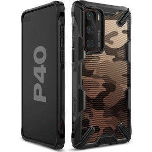 Hurtownia GSM - Etui Ringke Fusion-X Huawei P40 Camo (Moro) Schwarz - RGK1144MOB - {ean13} - Hurt
