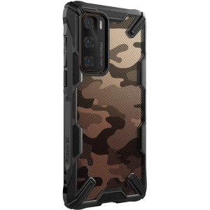 Hurtownia GSM - Etui Ringke Fusion-X Huawei P40 Camo (Moro) Schwarz - RGK1144MOB - {ean13} - Hurt