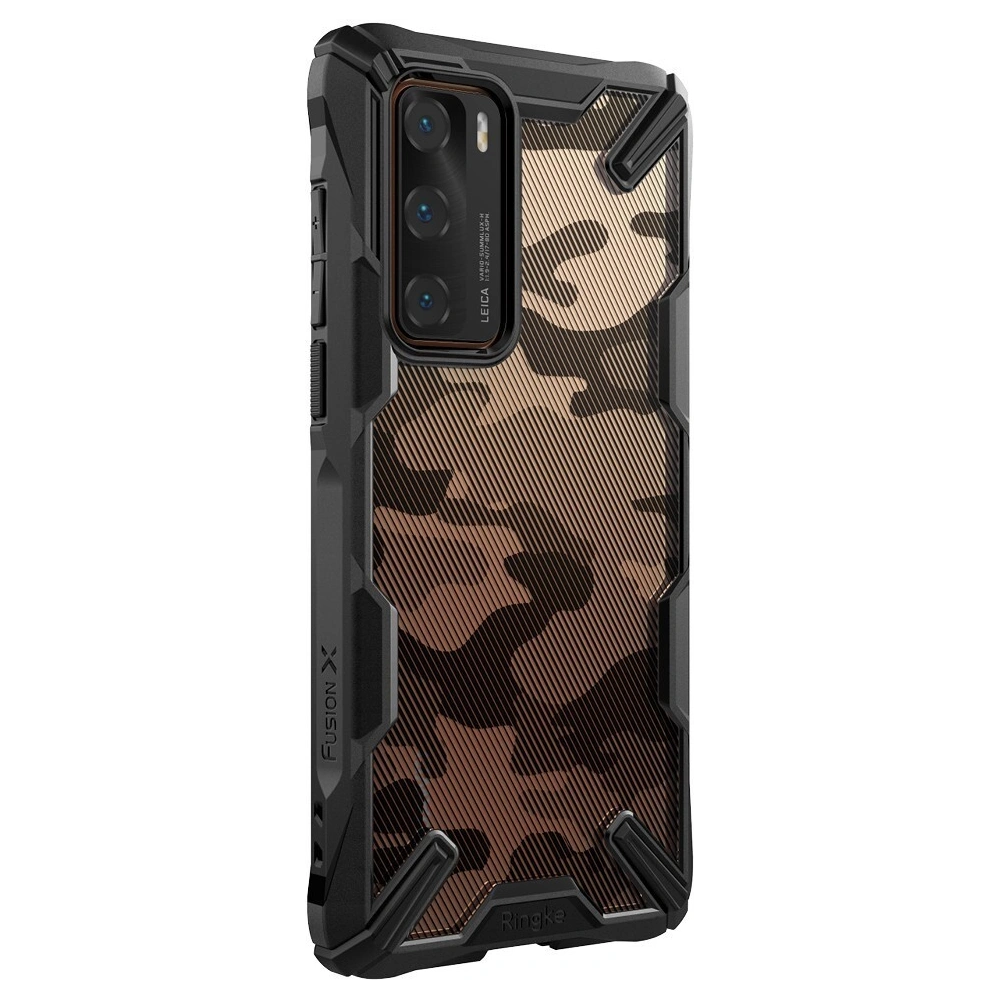 Hurtownia GSM - Etui Ringke Fusion-X Huawei P40 Camo (Moro) Black - RGK1144MOB - {ean13} - Hurt
