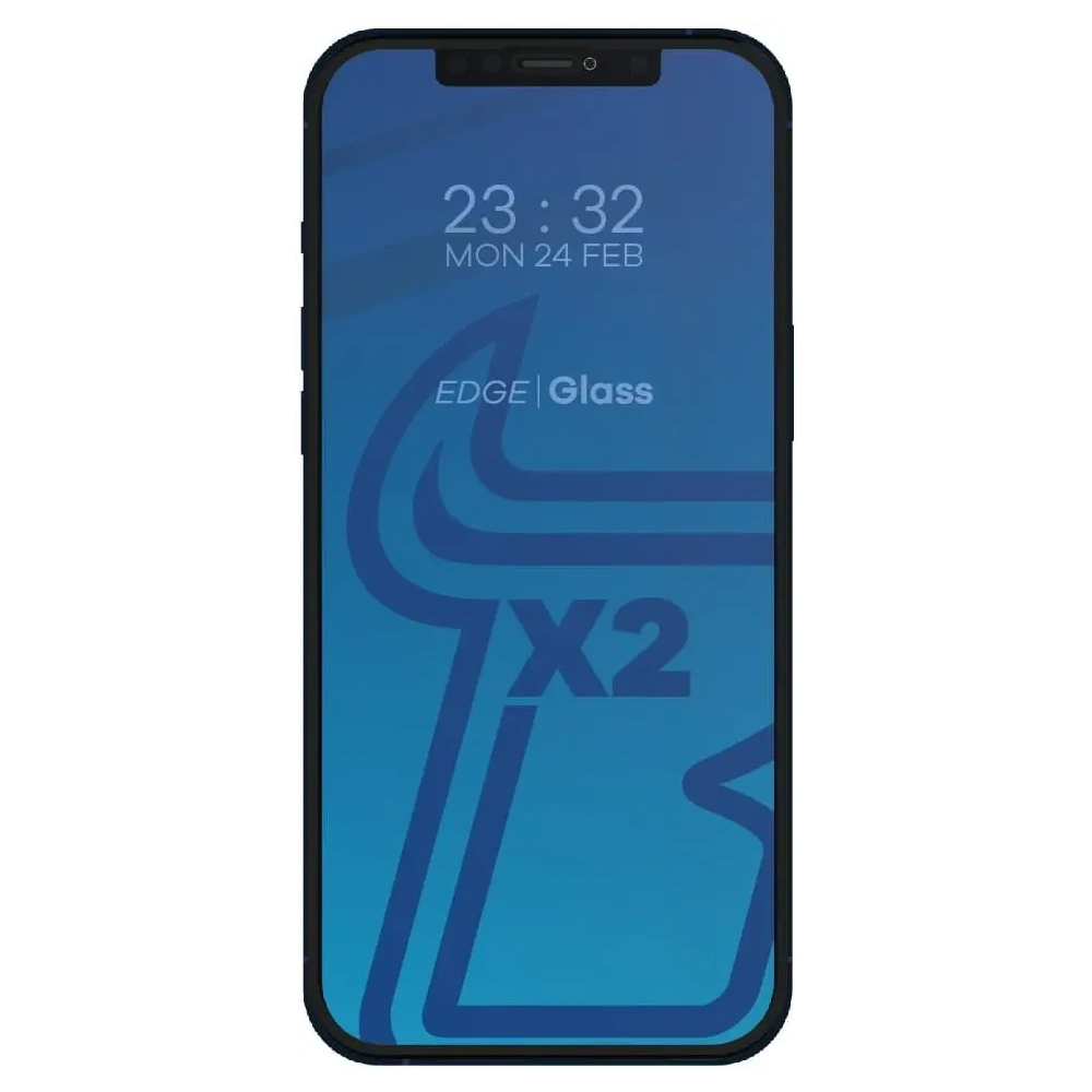 Hurtownia GSM - Bizon Glass Edge CF edzett üveg - [2 CSOMAG] + lencsevédelem Apple iPhone 12 Pro Max fekete - BIZ134 - {ean13} - Hurt