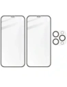 Hurtownia GSM - Bizon Glass Edge CF sticlă securizată - [2 PACK] + protecție pentru lentile Apple iPhone 12 Pro Max negru - BIZ134 - {ean13} - Hurt