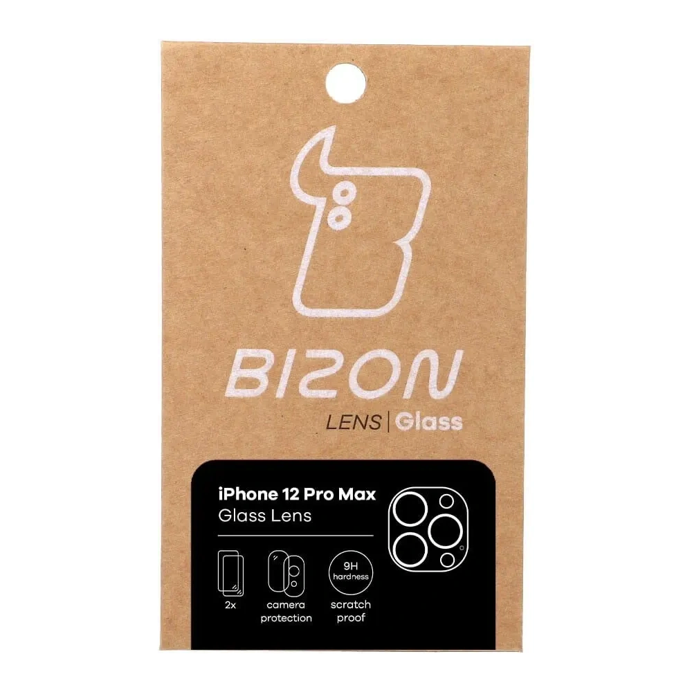 Wholesale Bizon Glass Lens Apple iPhone 12 Pro Max [2 PACK] - BIZ135 - {ean13} - Hurt