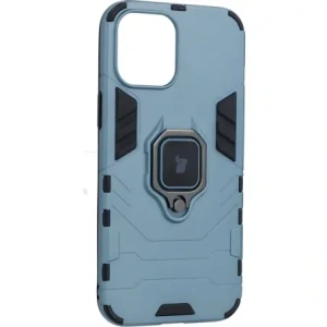 Etui Bizon Case Armor Ring do Apple iPhone 12 Pro Max niebieskie