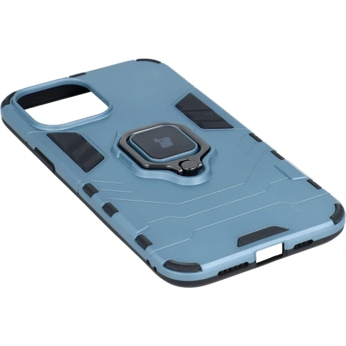 Etui Bizon Case Armor Ring do Apple iPhone 12 Pro Max niebieskie