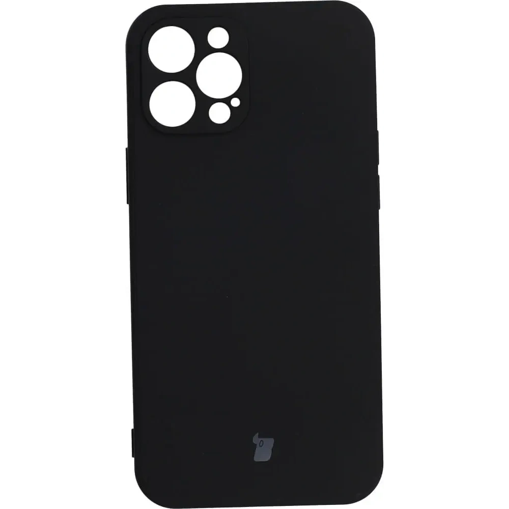 Hurtownia GSM - Bizon Case Silicon Apple iPhone 12 Pro Max negru - BIZ137 - {ean13} - Hurt