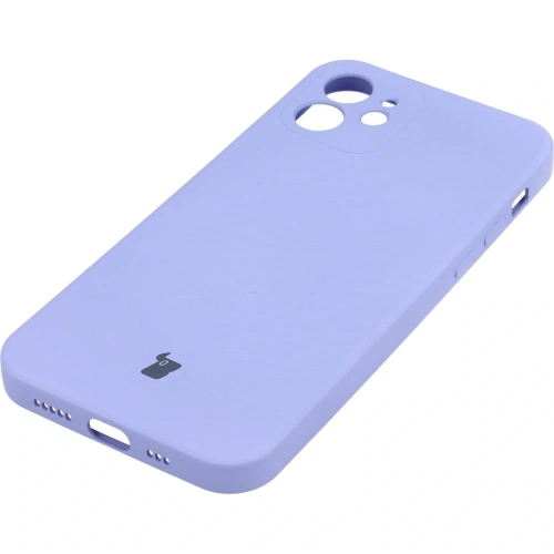 Etui Bizon Case Silicone do Apple iPhone 12 fioletowe