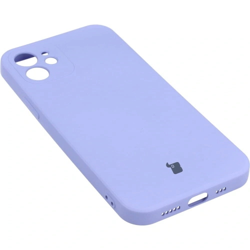 Etui Bizon Case Silicone do Apple iPhone 12 fioletowe