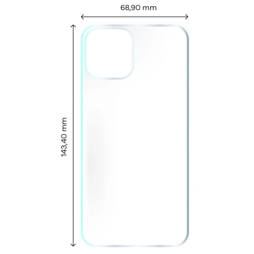 Folia hydrożelowa na tył Bizon Glass Hydrogel Apple iPhone 12 / 12 Pro [2 PACK]